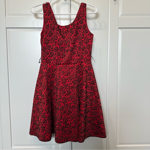 other Dresses & Skirts - Women’s Red and Black Velvet Dress,renaissance,whimsygoth,party,velvet burn